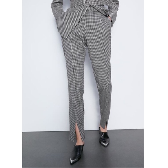 Zara Houndstooth Pants 